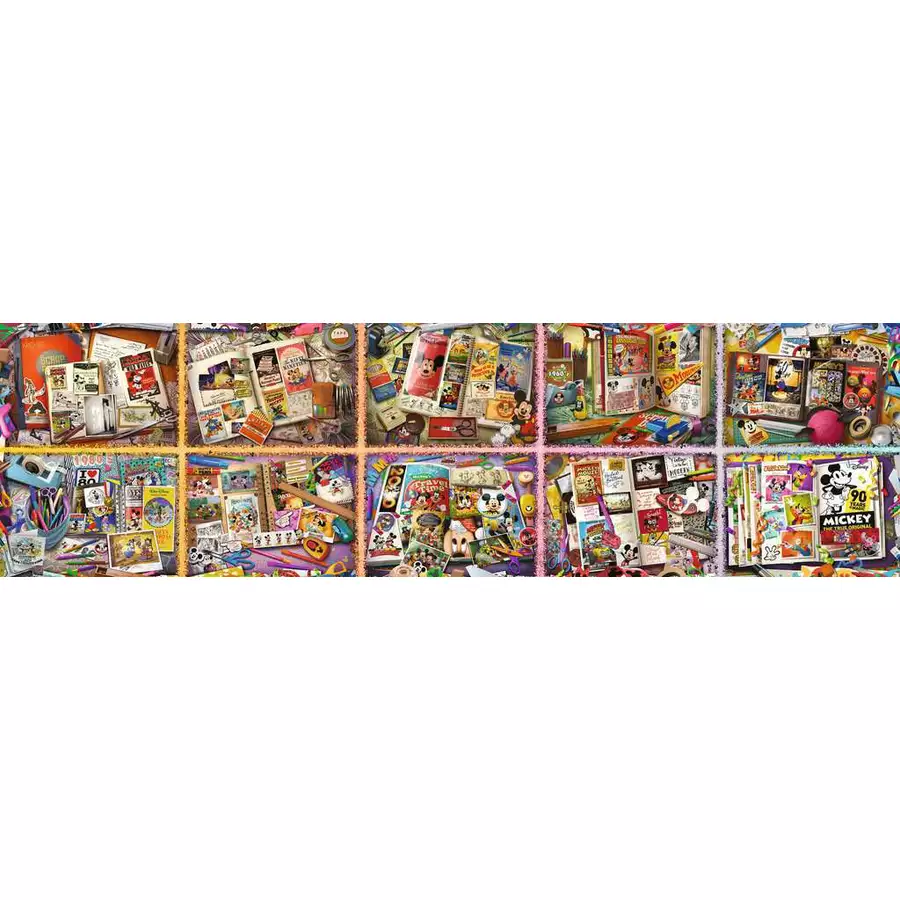 Ravensburger Mickey's 90. Geburtstag bunt