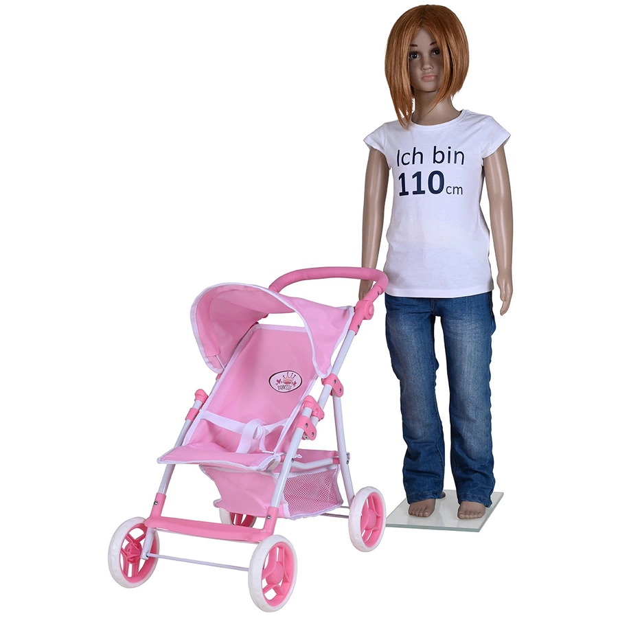 knorr toys® Puppenbuggy Liba - princess white rose