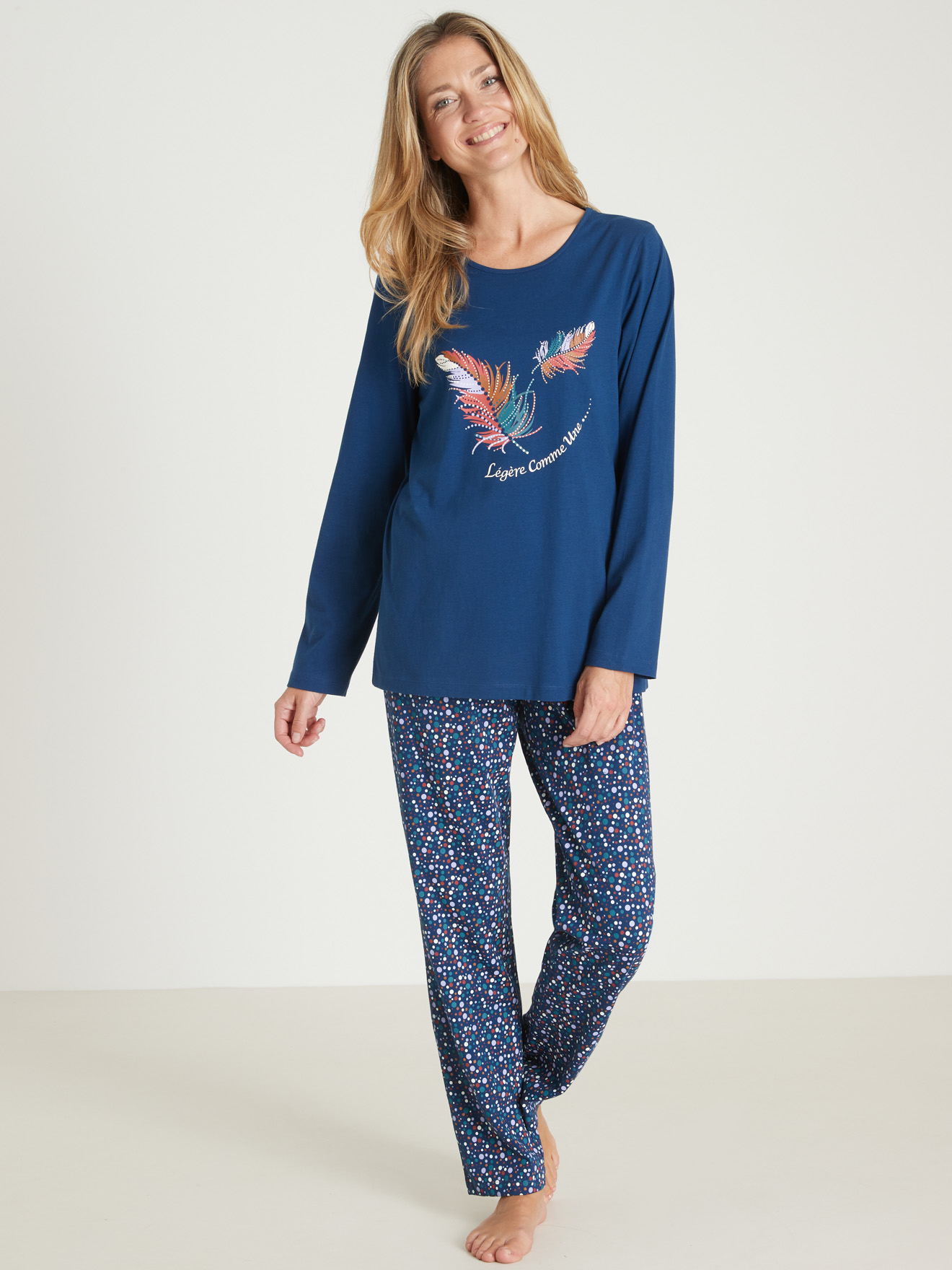 Tee-shirt de pyjama pur coton