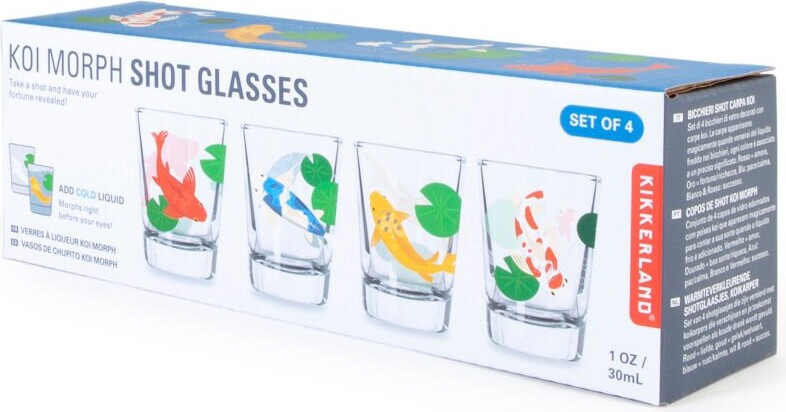 Kikkerland - Koi Shotglas - 4 Stk