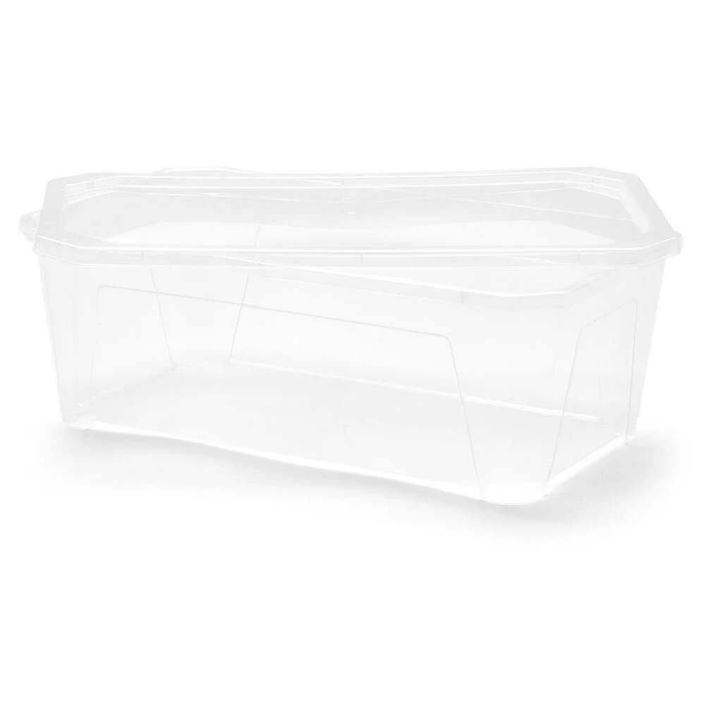 Boîte 6L plastique transparent x6