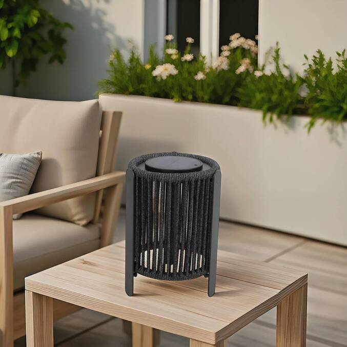 Lanterne solaire LINY Graphite