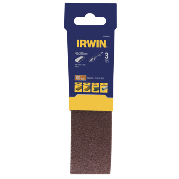 Irwin schuurband 40 x 305 mm K60 voor Bosch PVS280/300, 3 stuks
