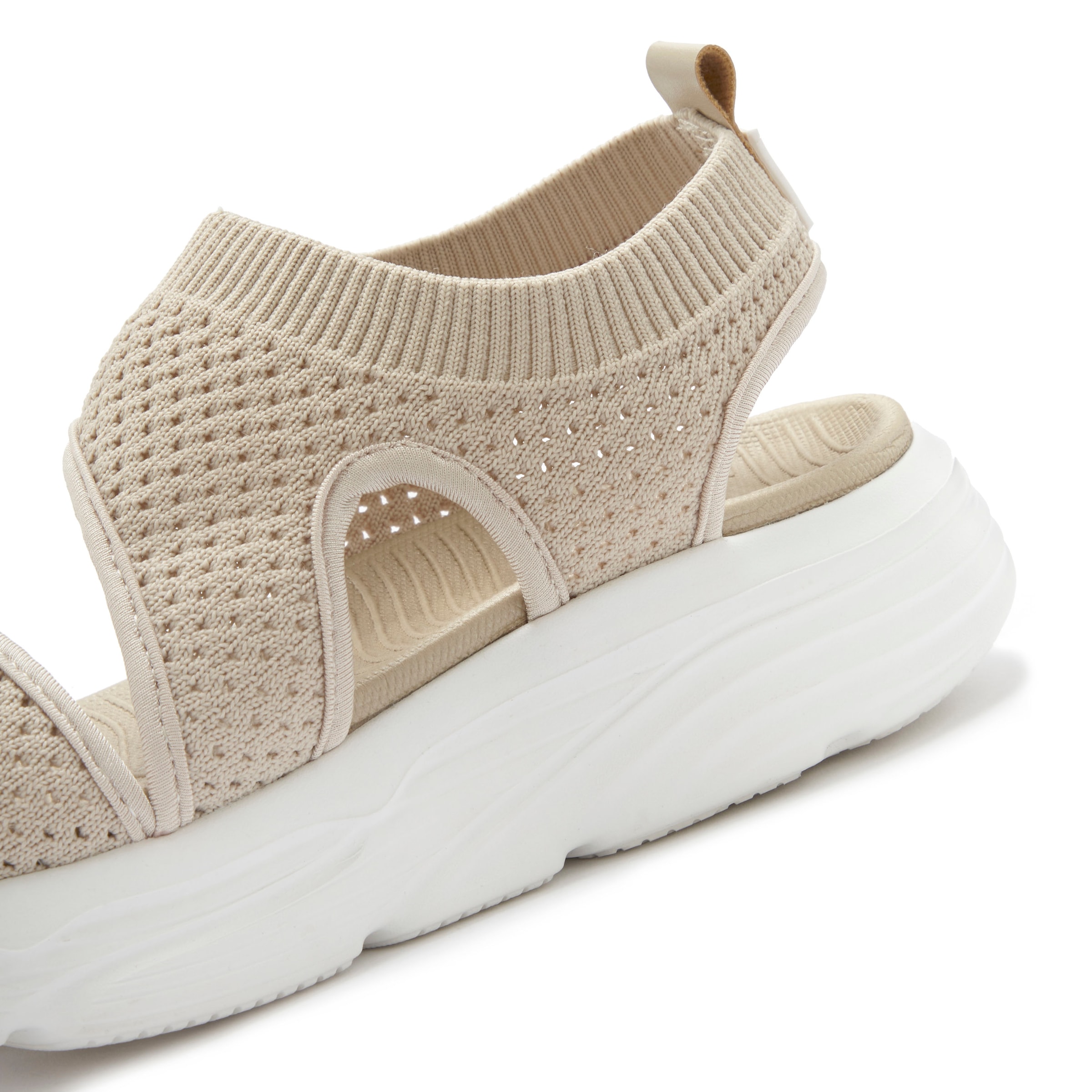 LASCANA Sandale »Sommerschuh«  Sandalette, Sommerschuh aus elastischem Textil besonders leicht VEGAN