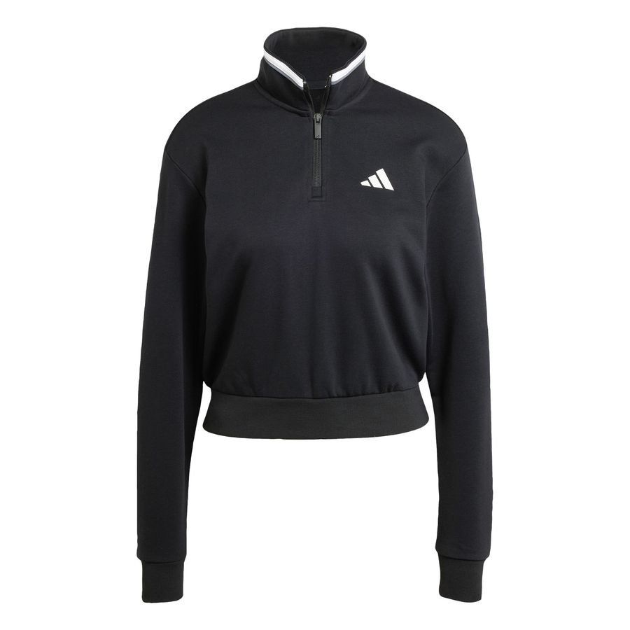 Adidas Veste de survêtement courte molleton à quart de zip Essentials Color Pop