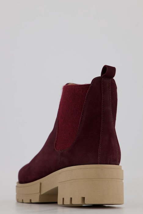 Chelsea-Boots, Elastikeinsatz, Nappaleder, Komfortweite