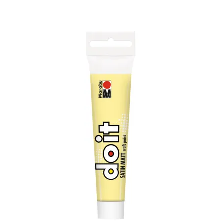 Marabu DO IT craft paint, Pastellgelb 022, 36 ml