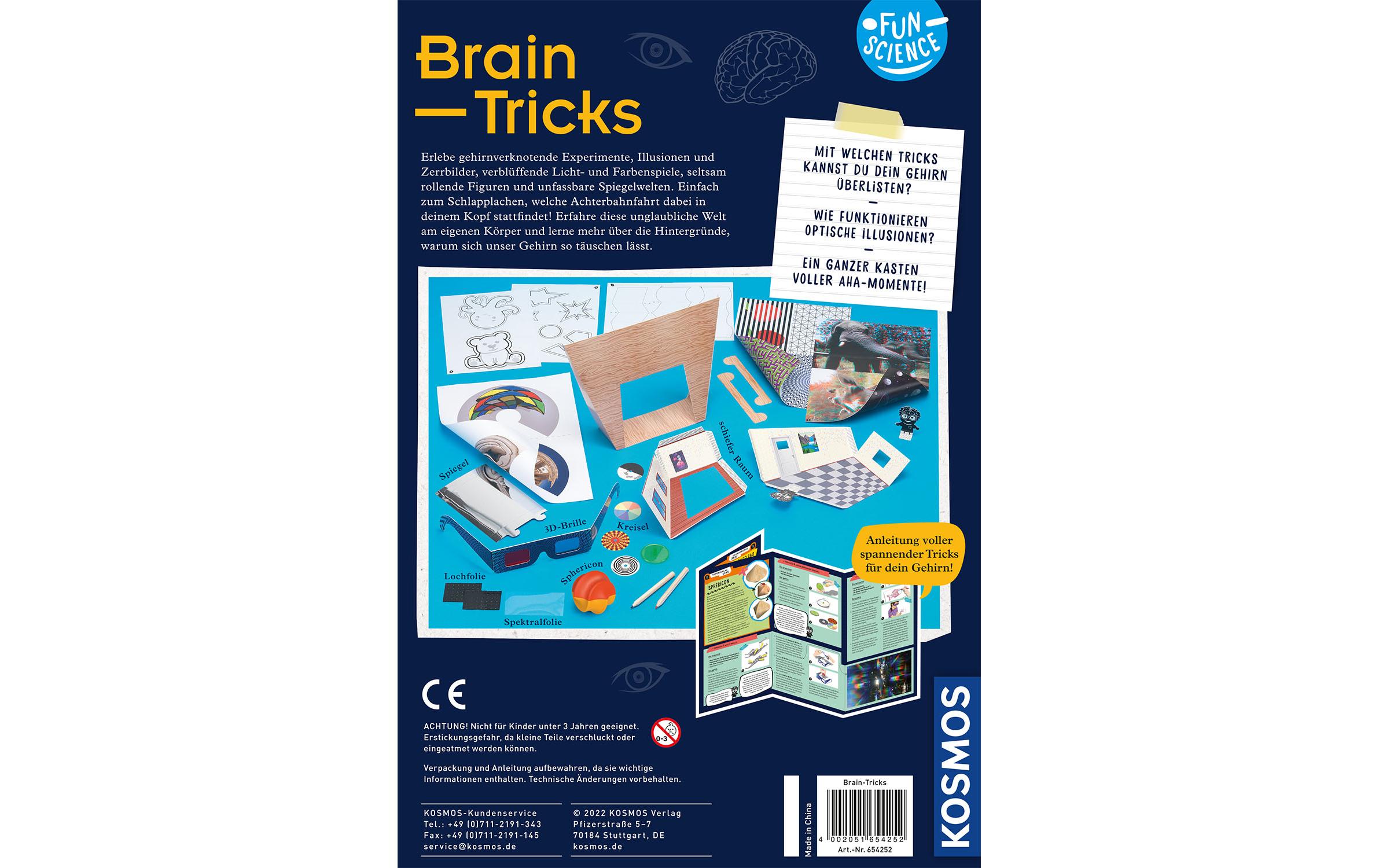 Experimentierkasten Fun Science Brain TricksVerblüffende Experimente und optische Täuschungen