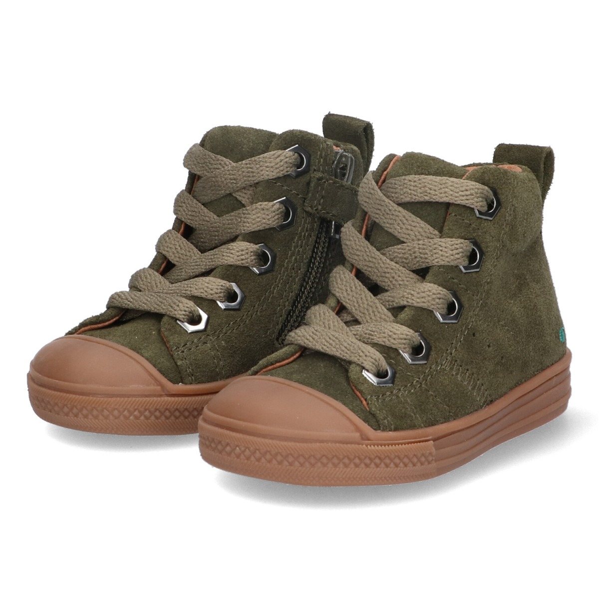 Feline Ferm - Hoge Sneakers Bunnies Groen