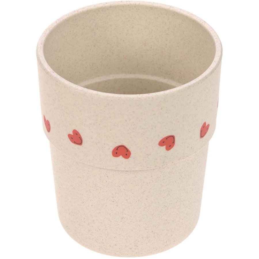 LÄSSIG Trinkbecher, Happy Rascals Heart lavender