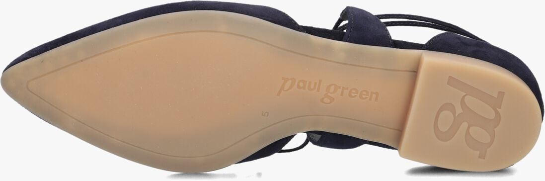 blauwe paul green platte sandalen 1075