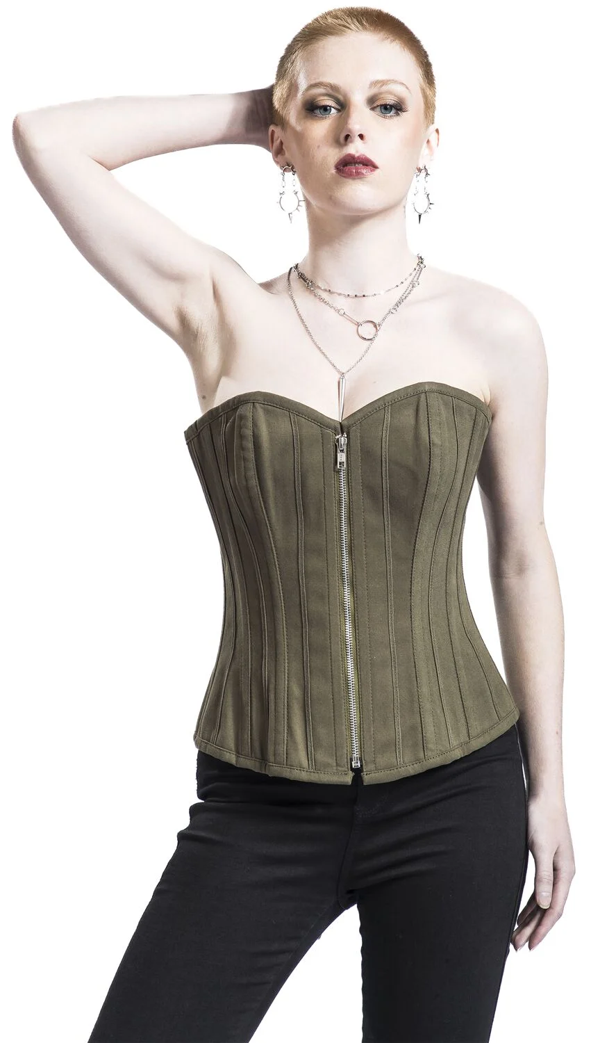 Corset Zippé | Gothicana by EMP Corset