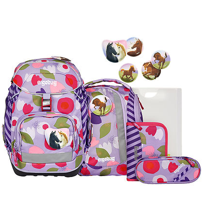 Ergobag Skoletaskes?t - Pack - Flower PowBear