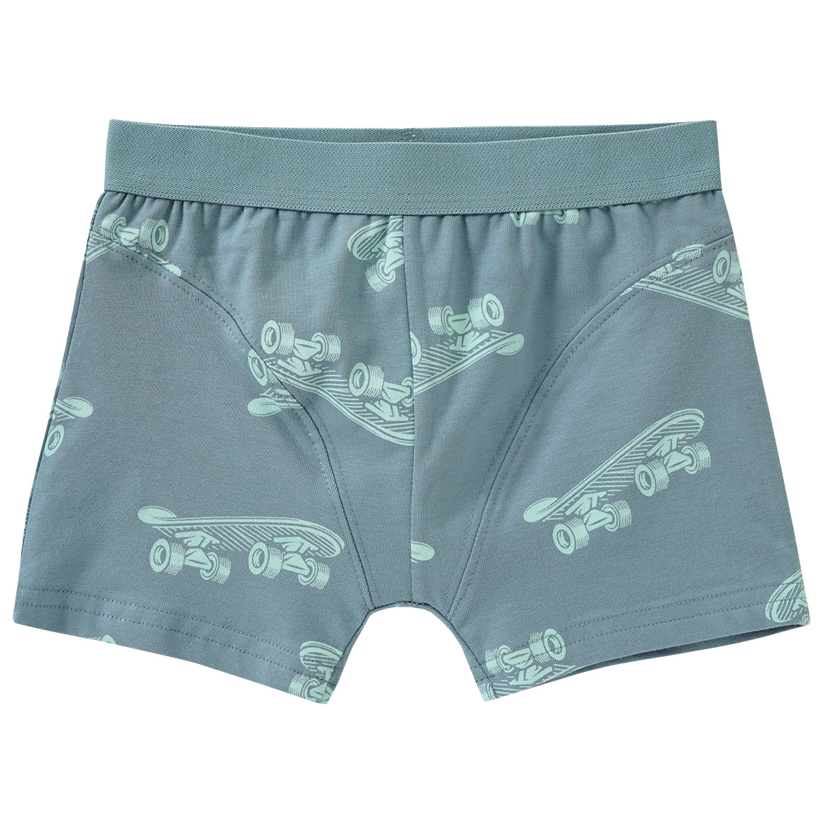 Topolino 3 Jungen Boxer mit Bio-Baumwolle dunkelgrün / hellgrün / blau