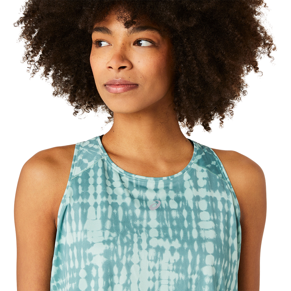 ASICS Road All Over Print Tanktop Damen light celadon