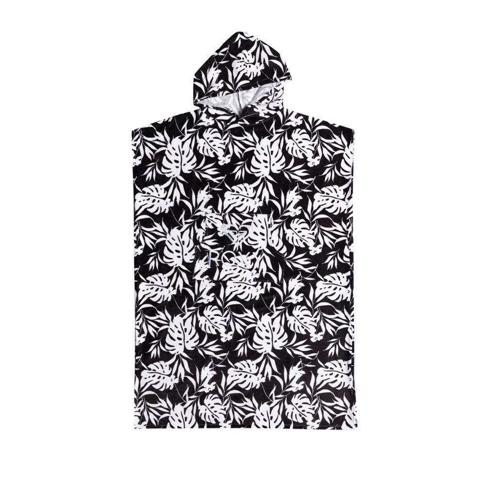 Roxy WARMY SUNSET - Poncho Femme anthracite surf trip