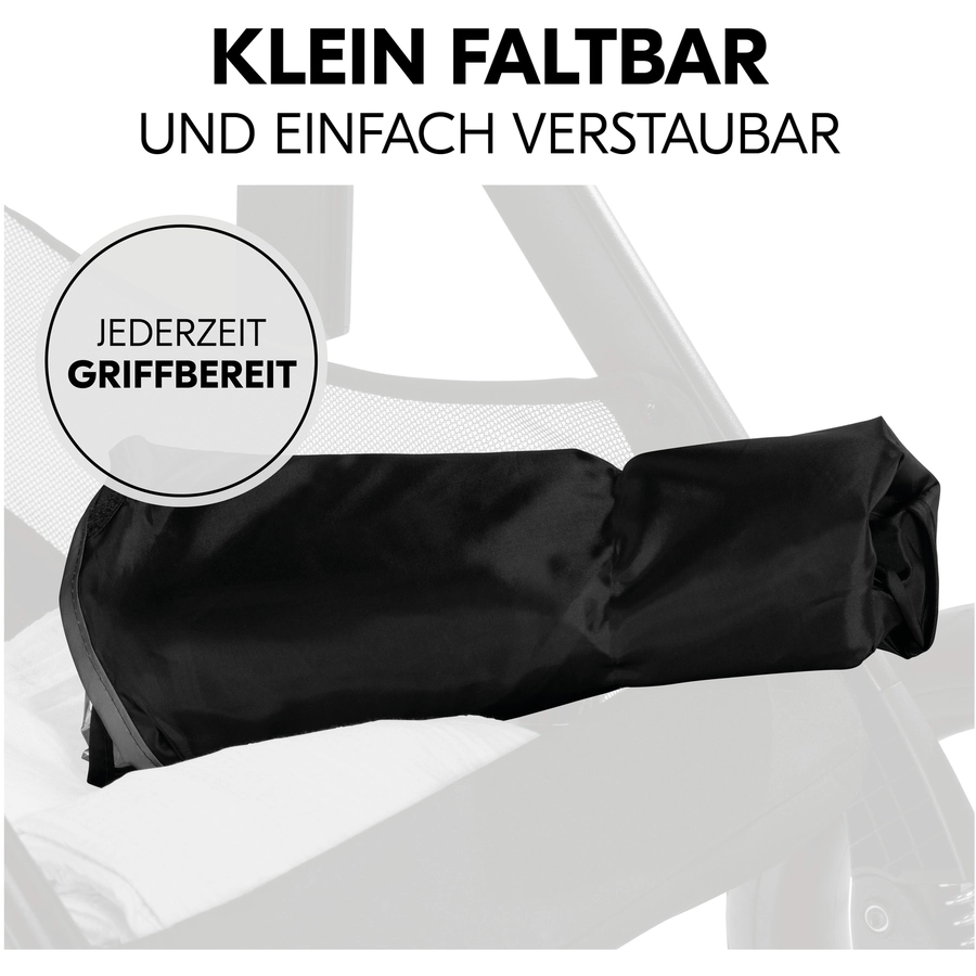 hauck Universal Regenschutz Kinderwagen mit Babywanne