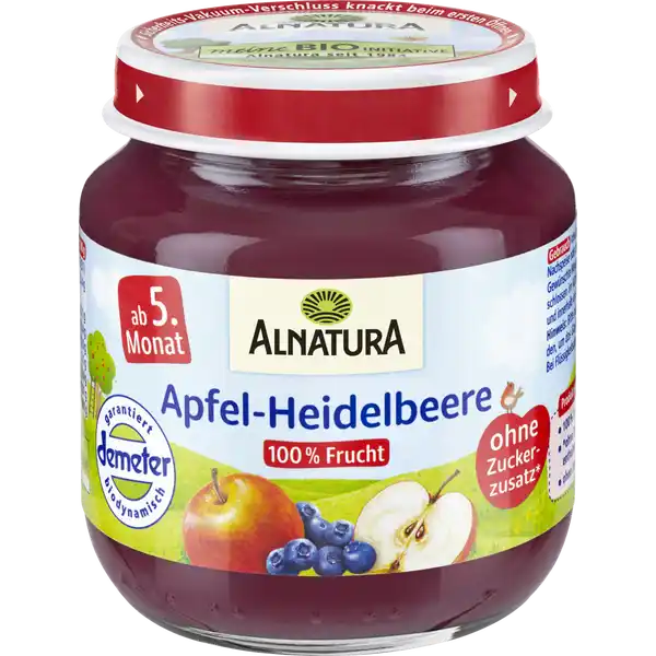 Bio Apfel-Heidelbeere