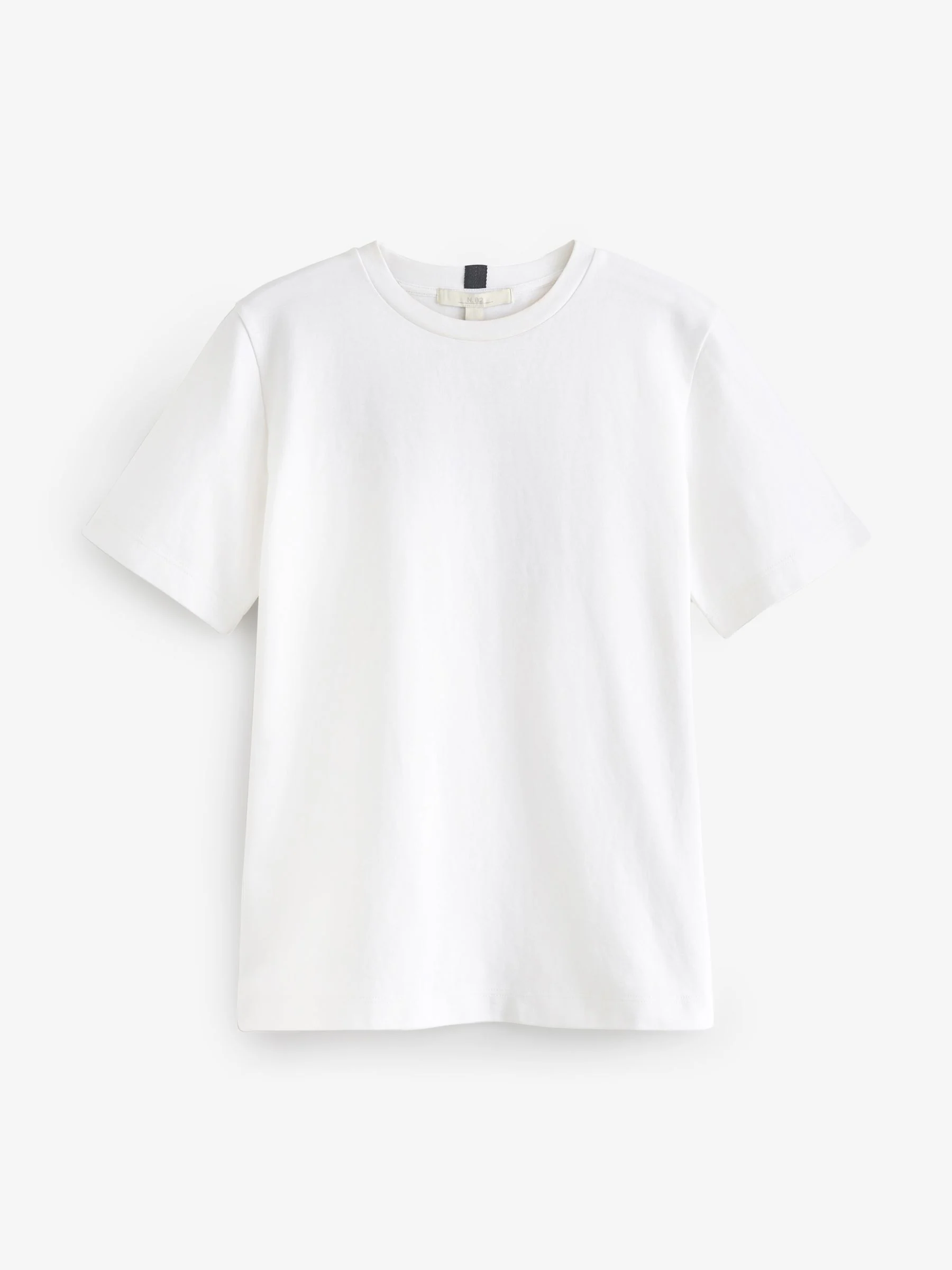 Zwart/wit - Verpakking van 2 dikke T-shirts met korte mouwen
