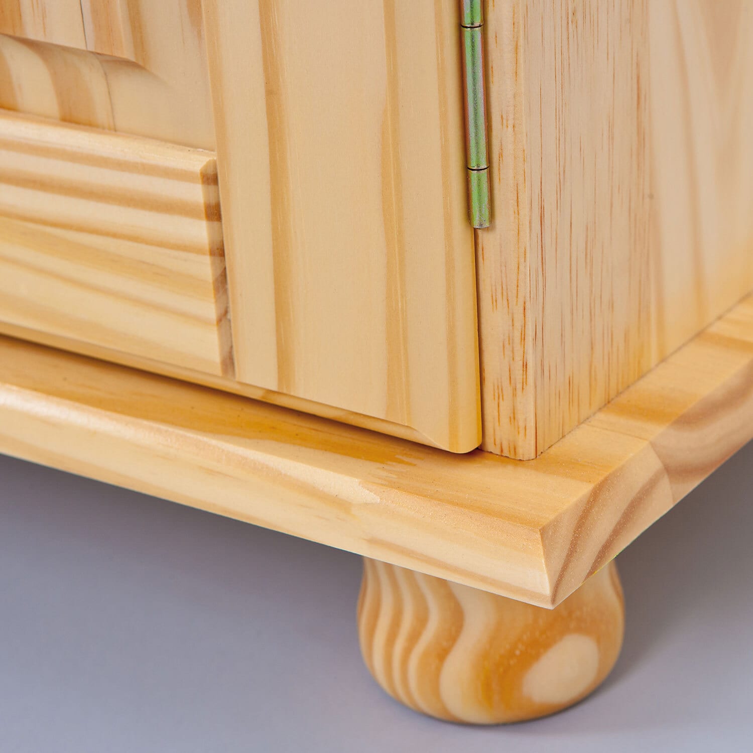 Buffet LUIS 130x198x43 cm Massivholz Kiefer Natur