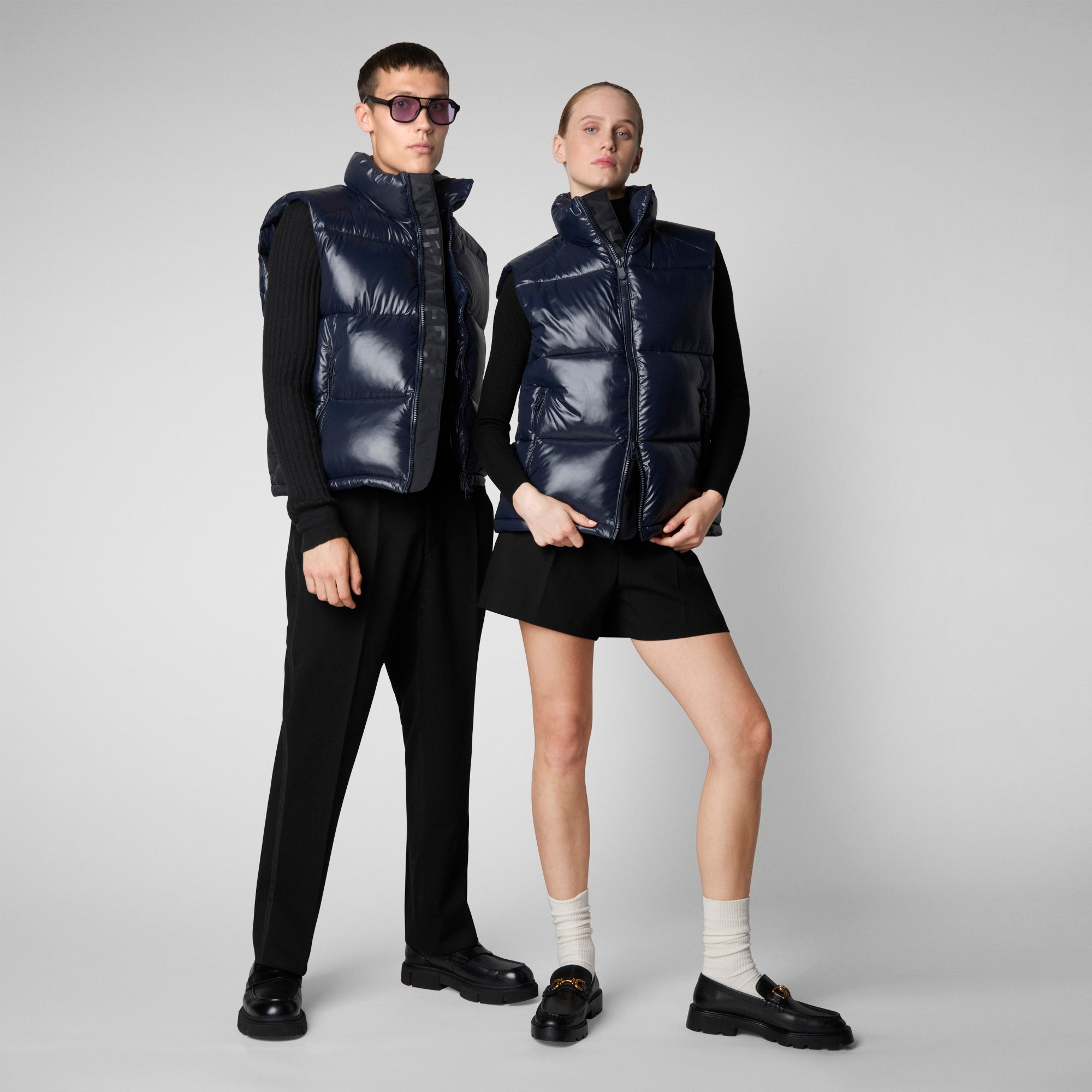 Ailantus Quilted Gilet Unisex 90010/Blue Black