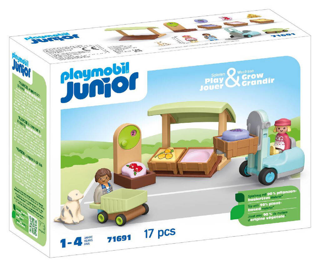 Biologische marktkraam & heftruck - 71691