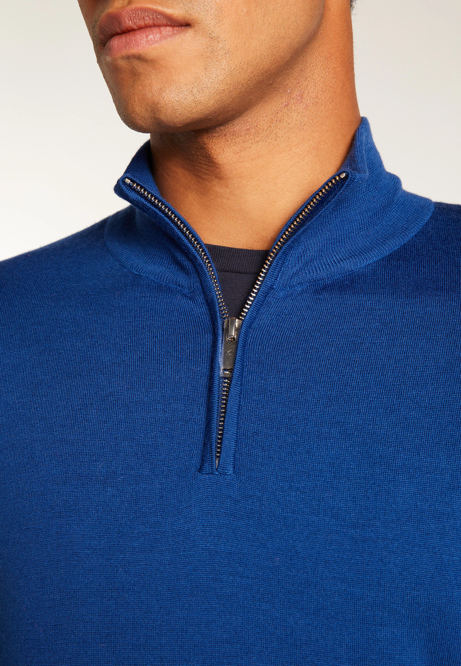 RYANAH24 - Pull camionneur laine mérinos | Bleu