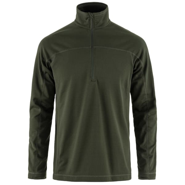 Sweat polaire FJALLRAVEN ABISKO LITE FLEECE HALF ZIP M DEEP FOREST
