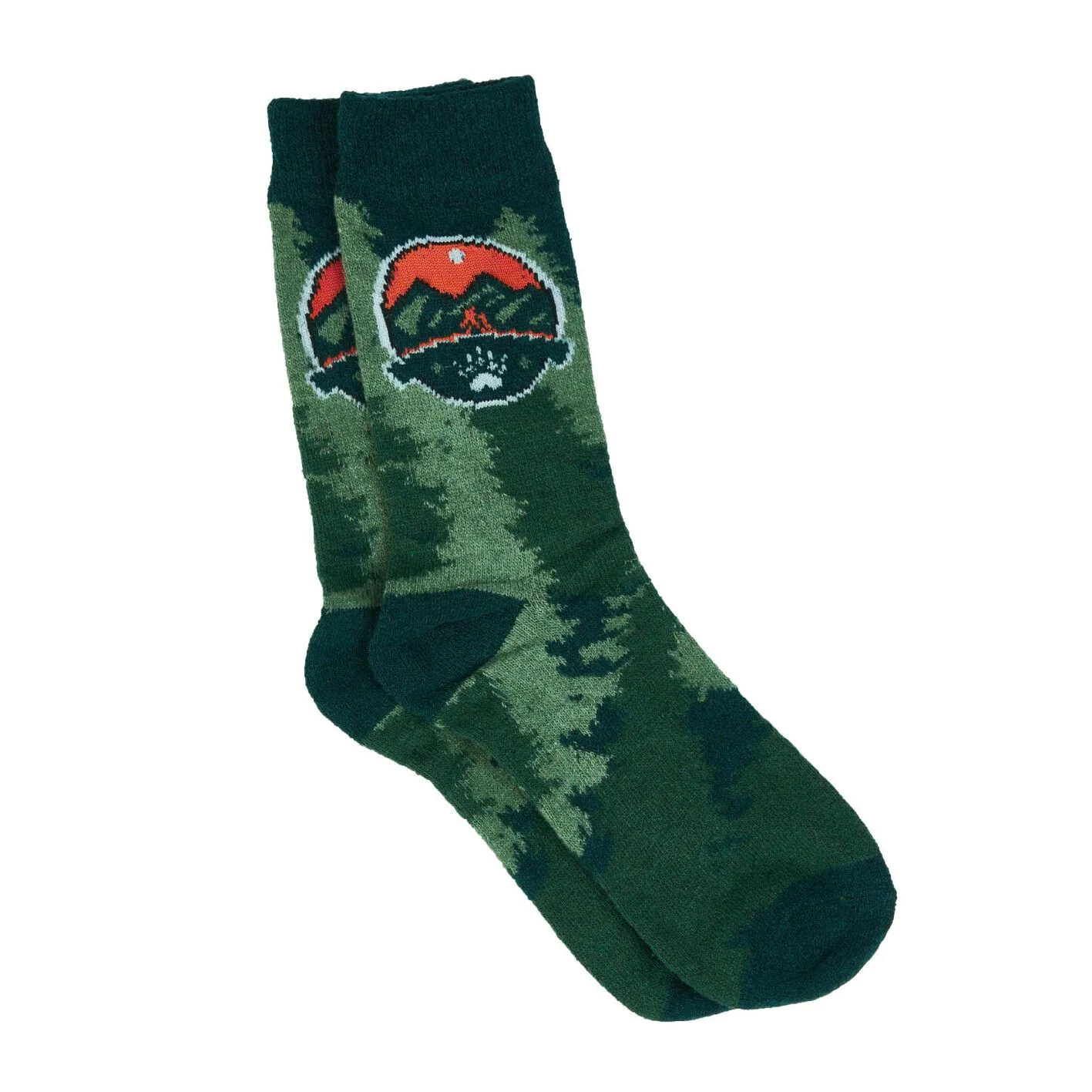 Socke Winter, Herren, Advebture/grün, Größe 42-46