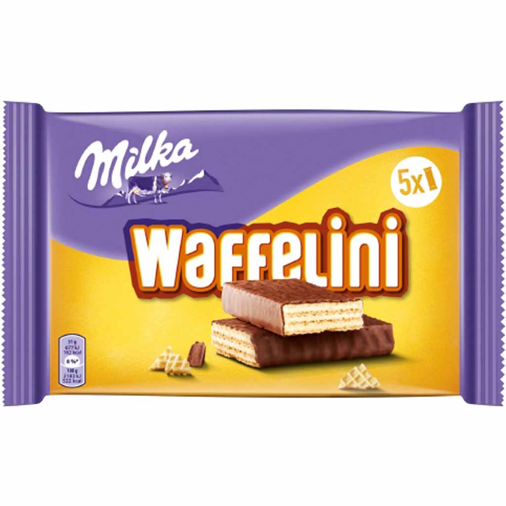 Milka Waffelini 5er Pack 155g MHD:30.7.25