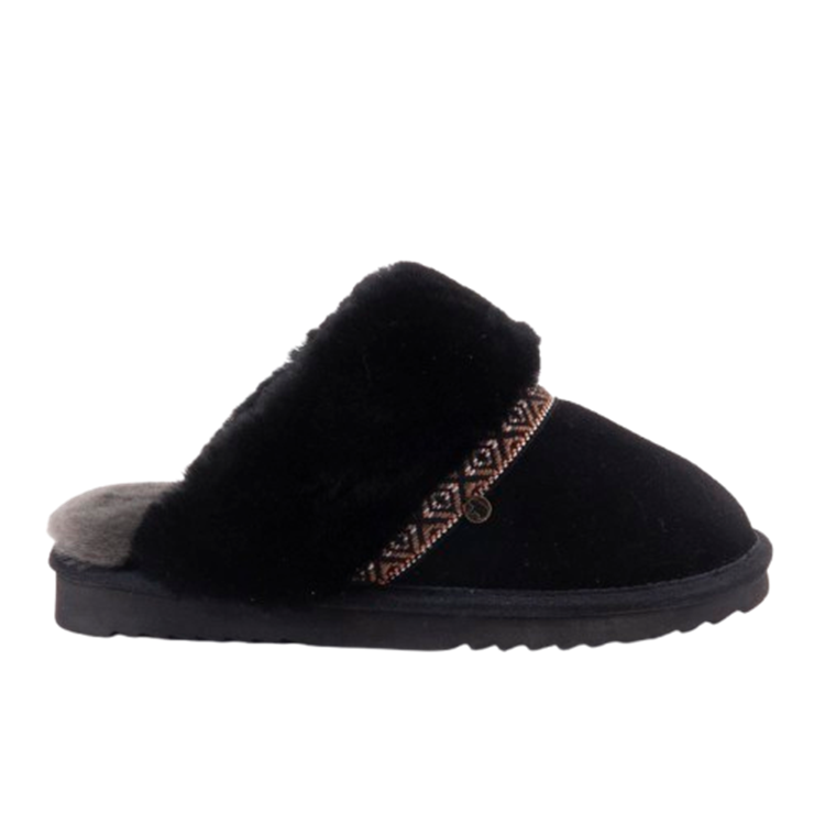 Warmbat Flurry Women suede Tape Zwart (black09)