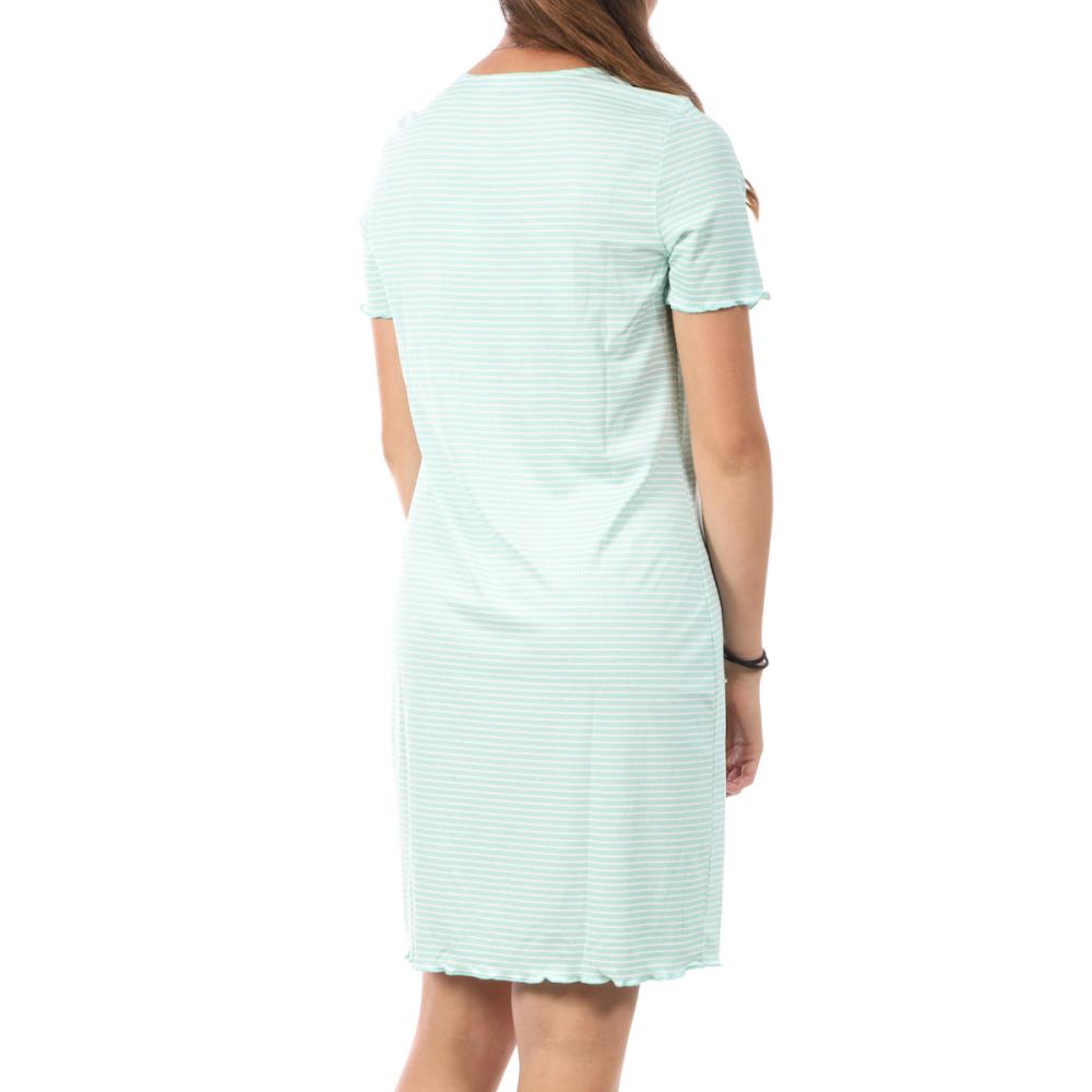Vero Moda Robe Turquoise à Motifs Femme Vero Moda Madi Jill