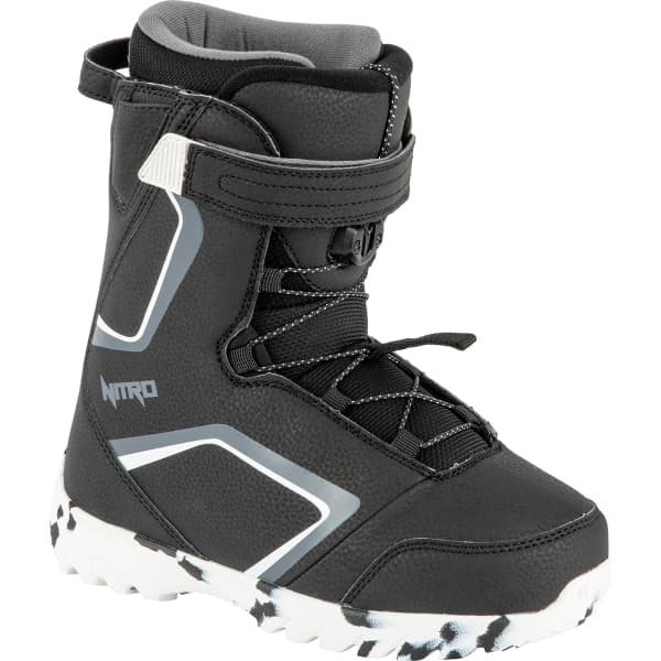 Boots snowboard NITRO DROID QLS JR BLACK/CHARCOAL