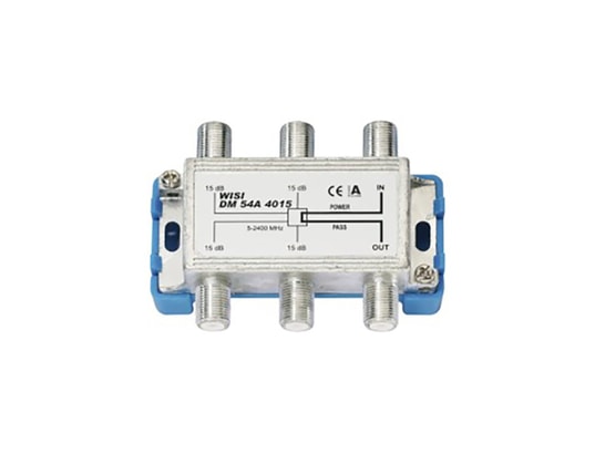 WISI - Derivateur 4 sorties derivees 2.5 db passage -15 db dm54a40...