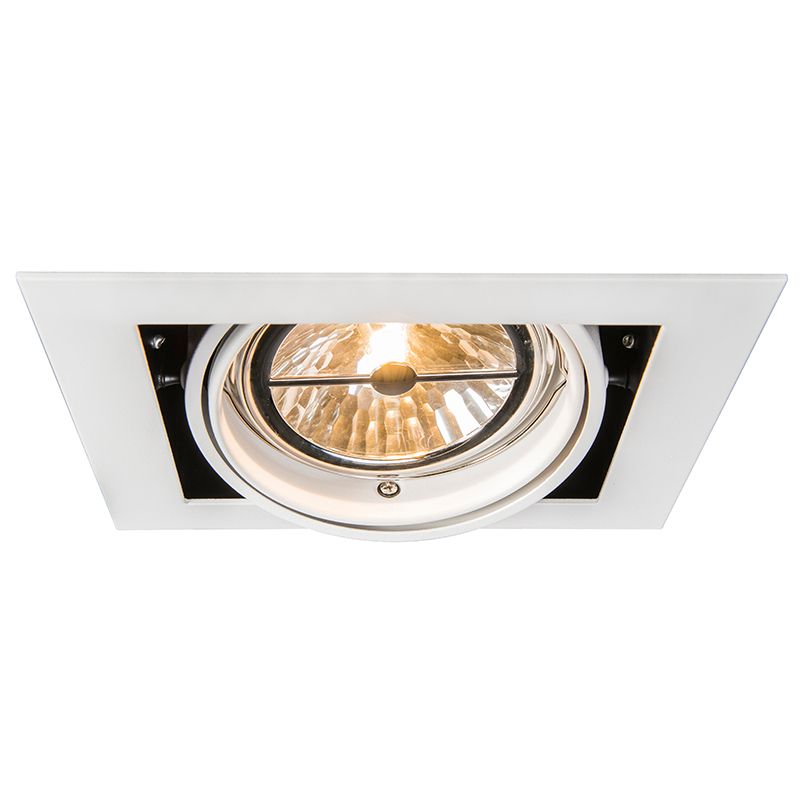 Set van 6 Inbouwspot wit AR111 verstelbaar - Oneon