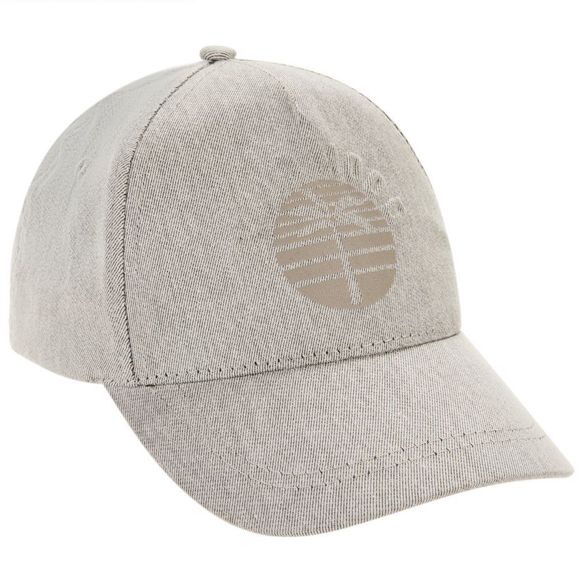 Casquette à motif en relief et print palmier pour garçon - Gris chiné