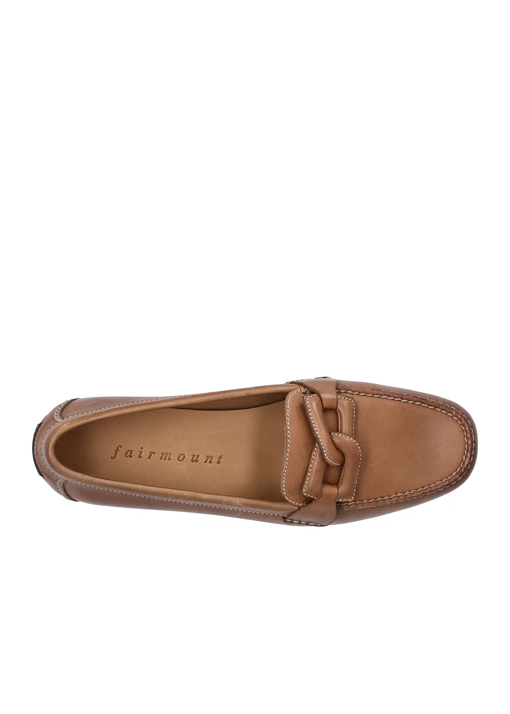 MOCASSIN D RING MOC CUIR CAMEL