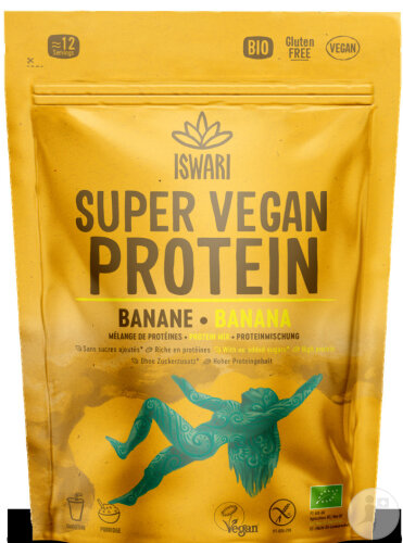 Iswari Super Vegan Protéines Banane 250g