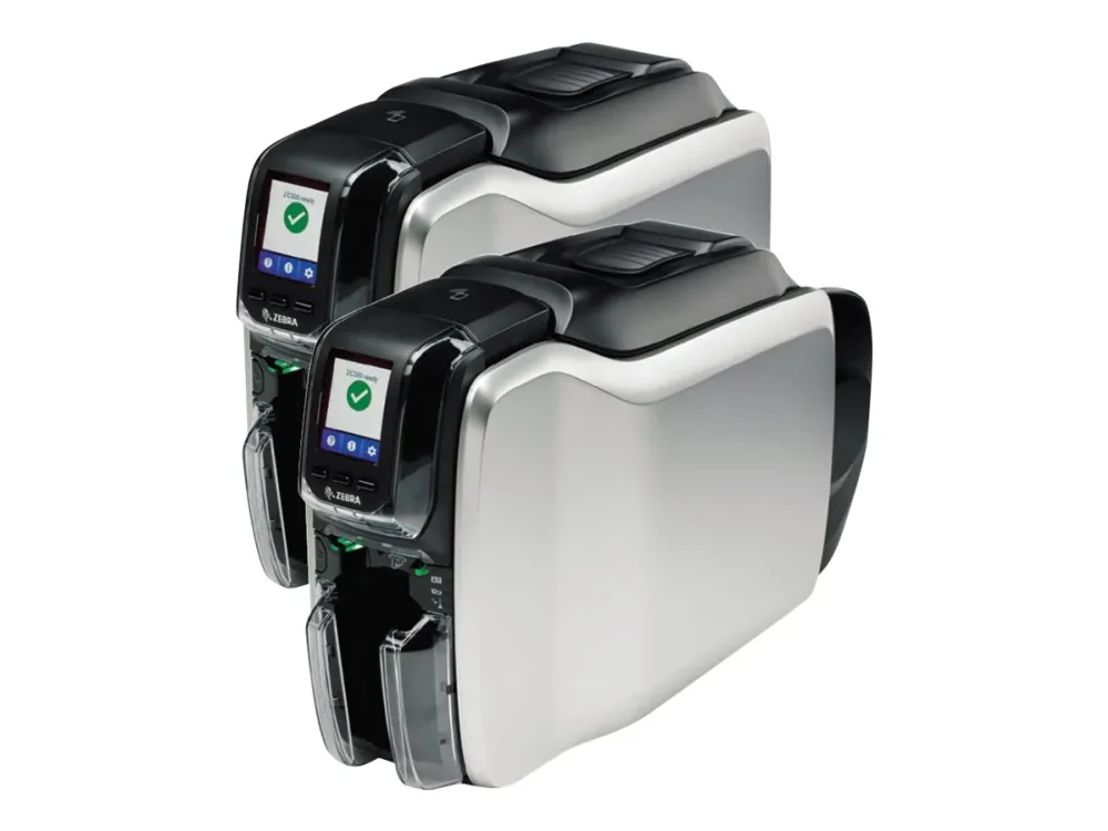Zebra ZC300 - Plastikkortprinter - farve - Duplex - blæksubliminering/termisk transfer - CR-80 Card (85.6 x 54 mm) - 300 dpi - op til 900 kort/time (mono) / op til 200 kort/time (farve) - kapacitet: 100 kort - USB 2.0, LAN, Wi-Fi