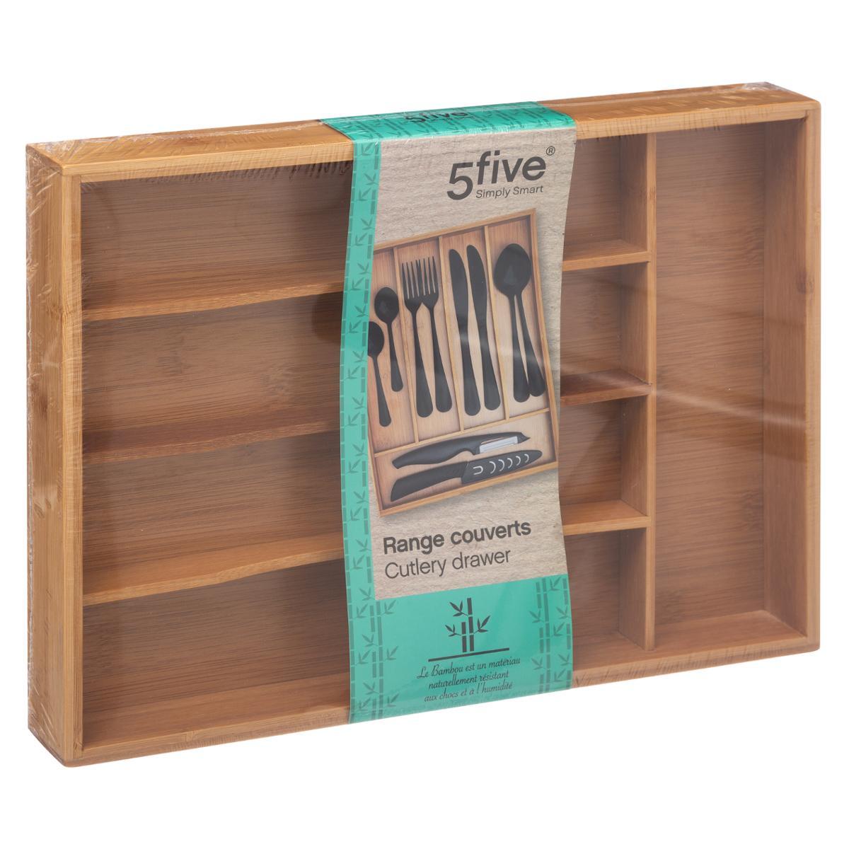 RANGE COUVERTS BAMBOU 34X25CM