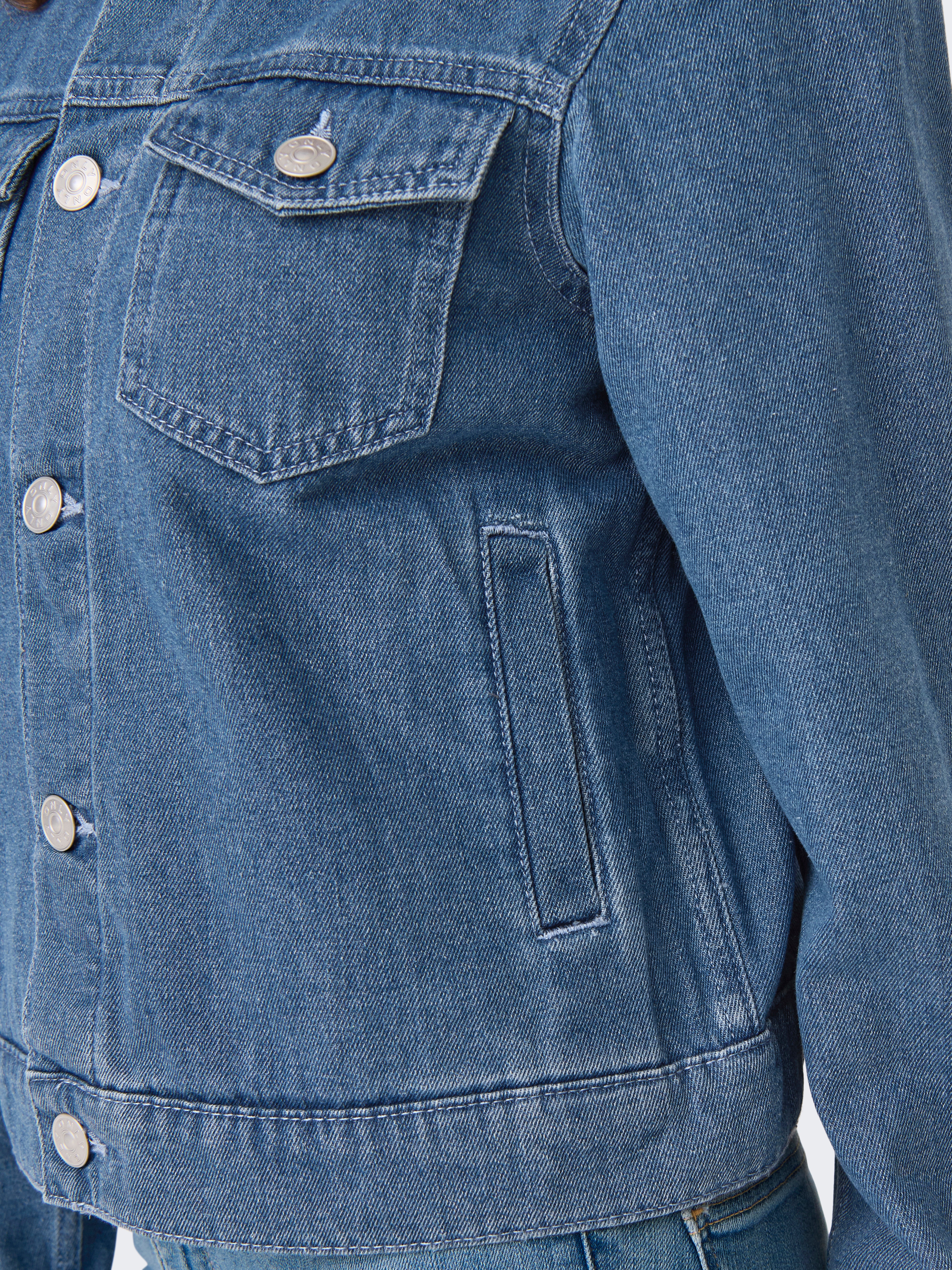 ONLRILLO Jeansjacke Light Blue Denim