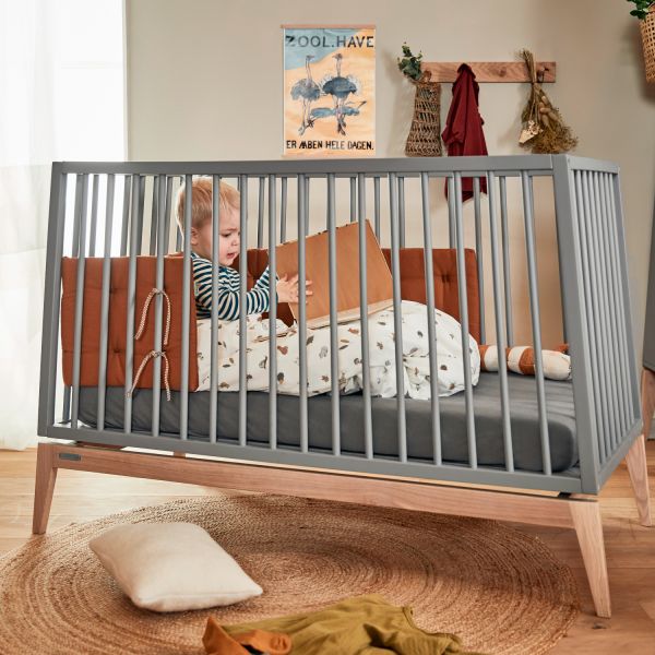 Leander Luna Babybed White / Oak 70 x 140 cm