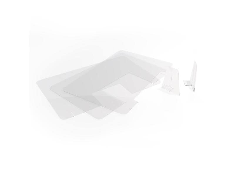 Diverse Schutzwand Version 3, 100 x 67 x 0.4 cm Schutzwand Plexiglas transparent – B 1000 x H 670 x 4 mm
