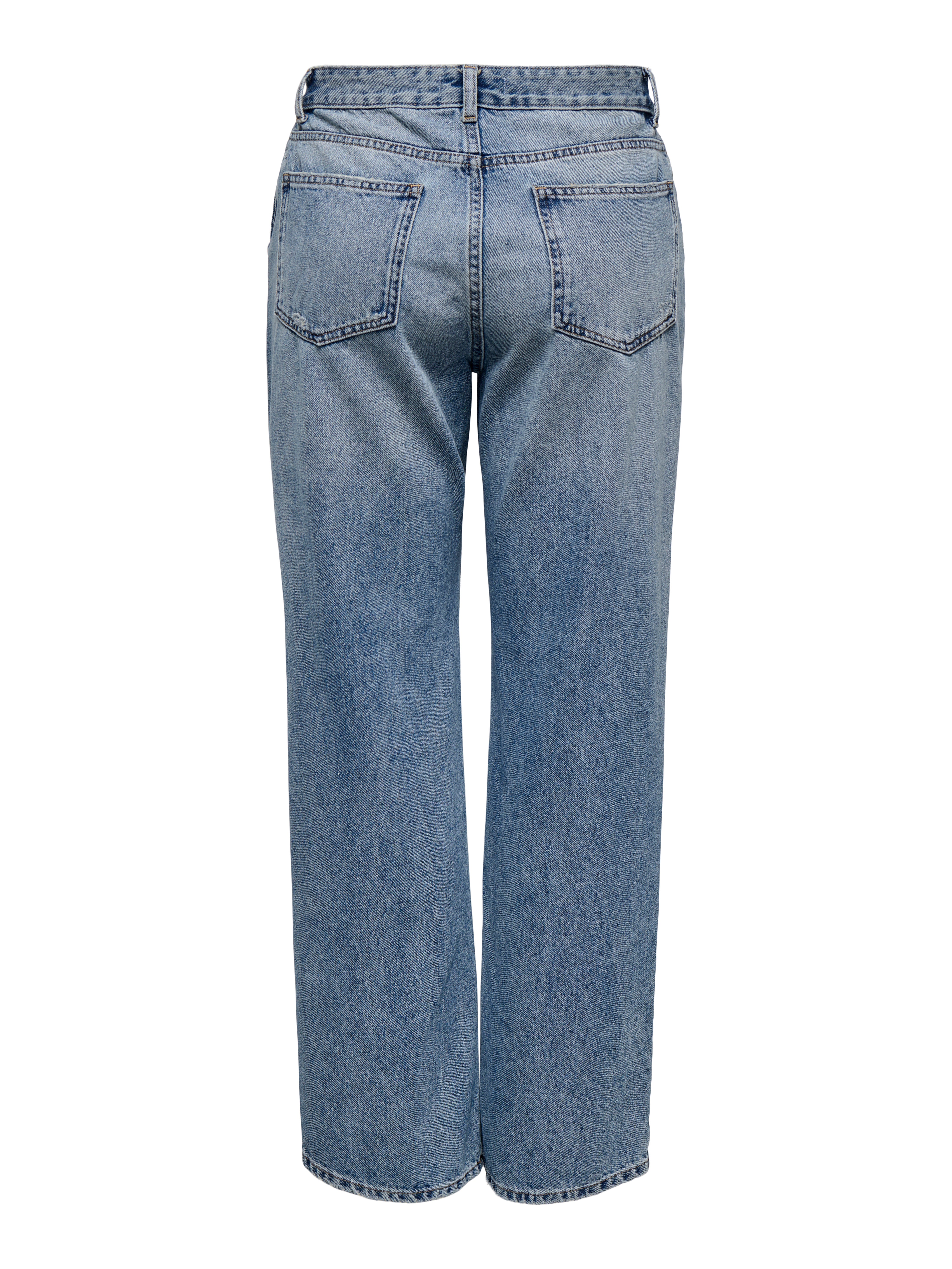 ONLELLA Mittlere Taille Gerade geschnitten Jeans Medium Blue Denim