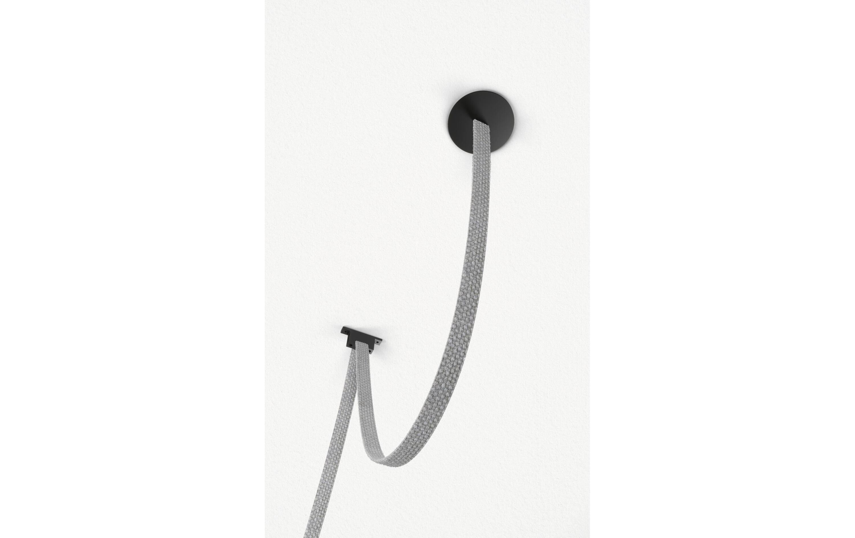 Einbau-Abdeckung ULine, Aluminium, SchwarzGurt-System Zubehör inkl. Montageanleitung
