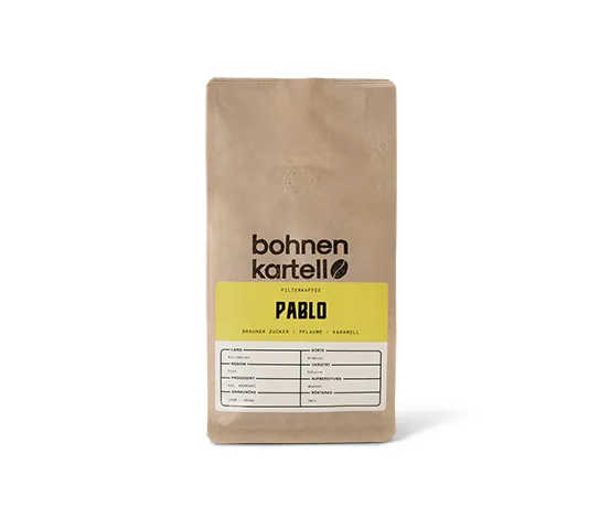 bohnenkartell - Pablo Filterkaffee  - 250 g Ganze Bohne