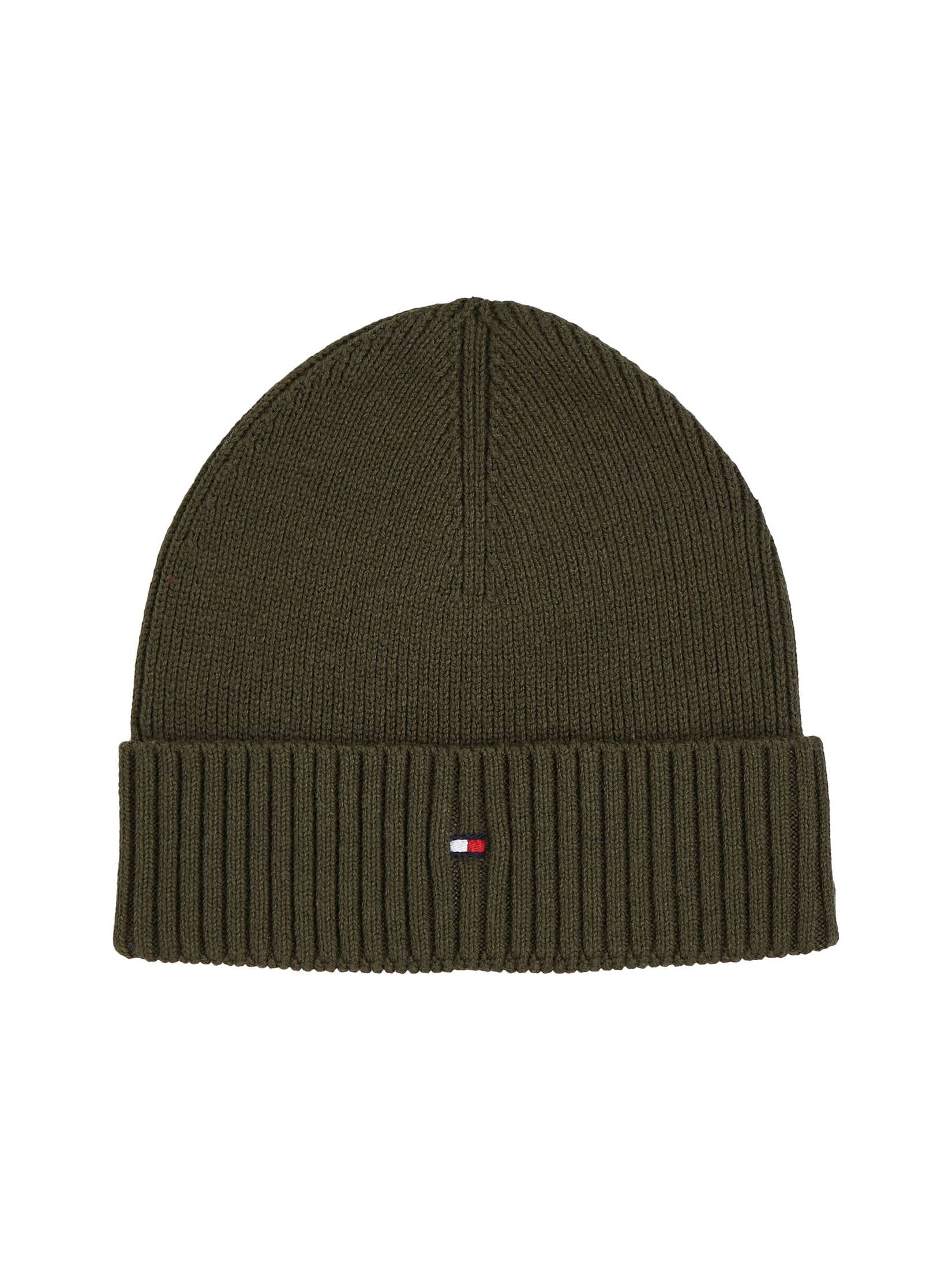 Tommy Hilfiger| Herren Strickmütze ESSENTIAL FLAG BEANIE