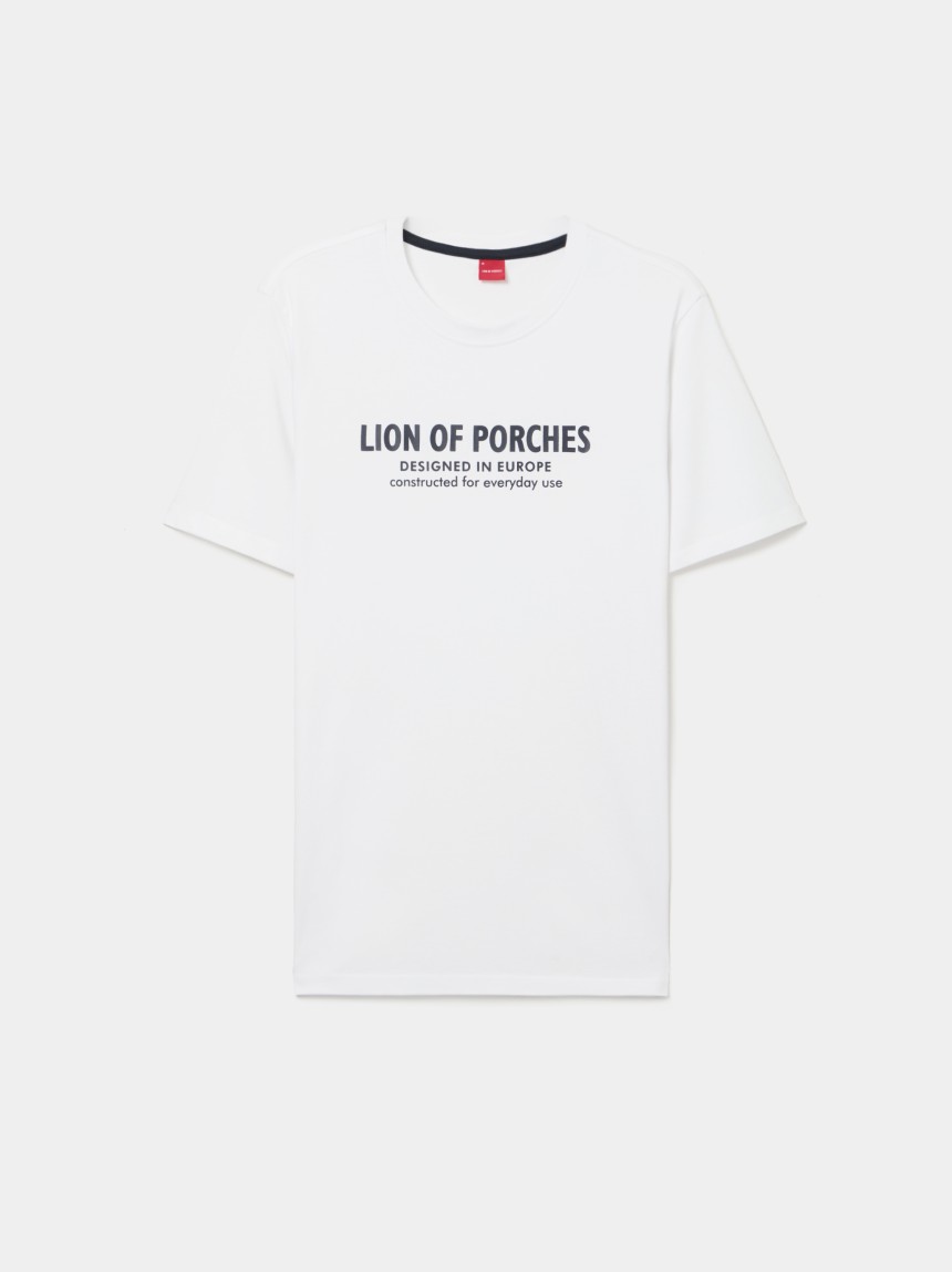 T-shirt de manga curta em algodão