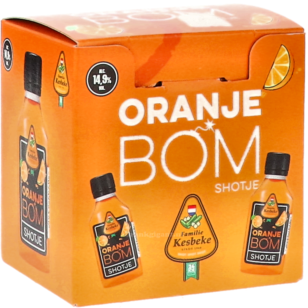 Kesbeke Oranje Bom Shot 8-Pack 16 cl