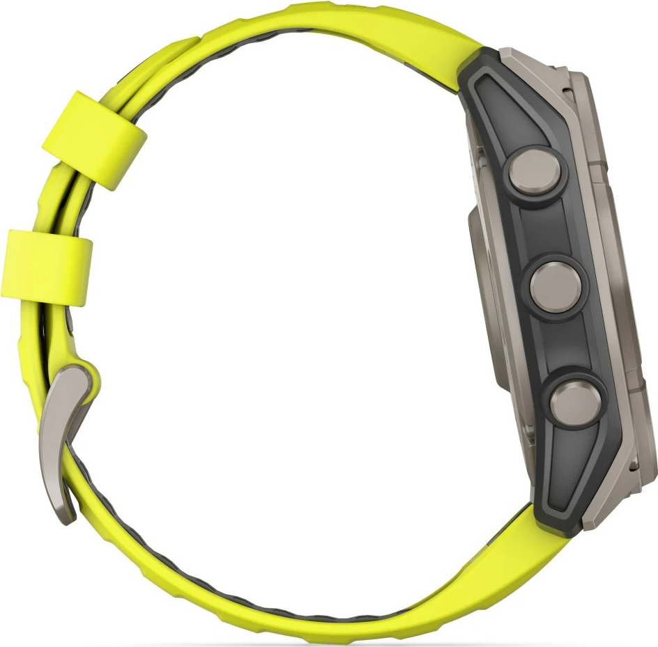 Fenix 8 - Solar Sapphire - 51mm Titanium/Yellow/Graphite